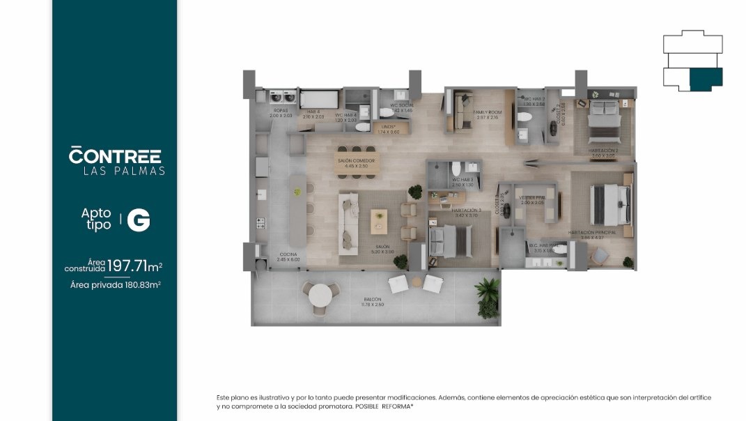 Apartamento tipo G