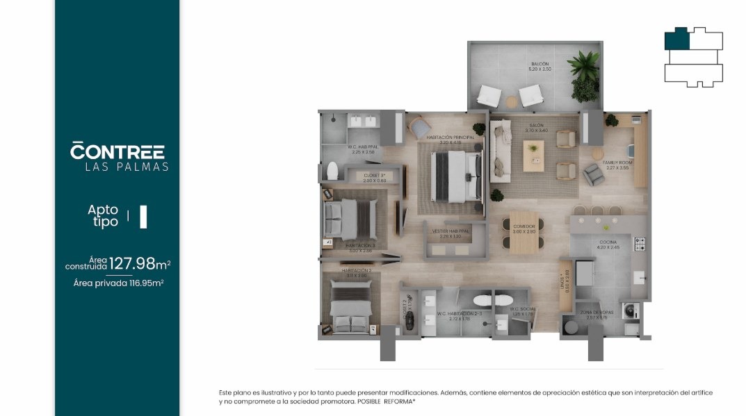Apartamento tipo I