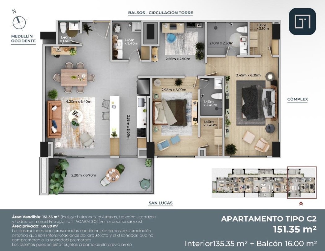 Apartamento tipo D1